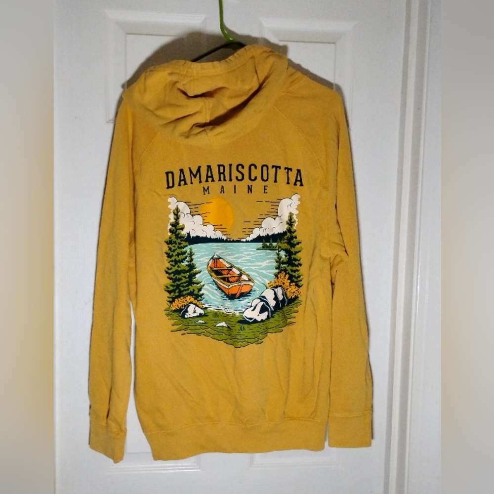 Hoodie Damariscotta Maine The Duck Company Adult Size Medium